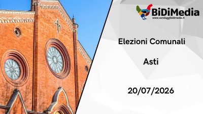 Sondaggio BiDiMedia - Comunali Asti